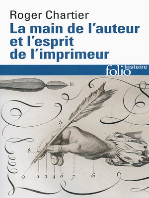 cover image of La main de l'auteur et l'esprit de l'imprimeur. XVIe-XVIIIe siècle